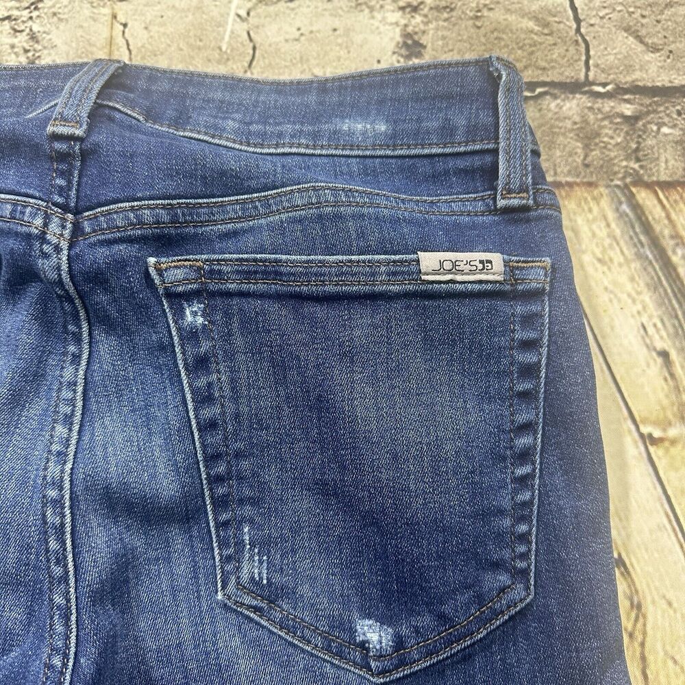 Joe's Jeans Women's 26 Blue Mid Rise Curvy Skinny Ankle Pants Rockstar - Picture 7 of 13